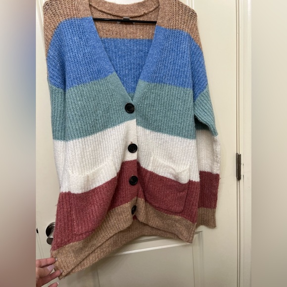 Oversized American Eagle Cardigan - Picture 3 of 6